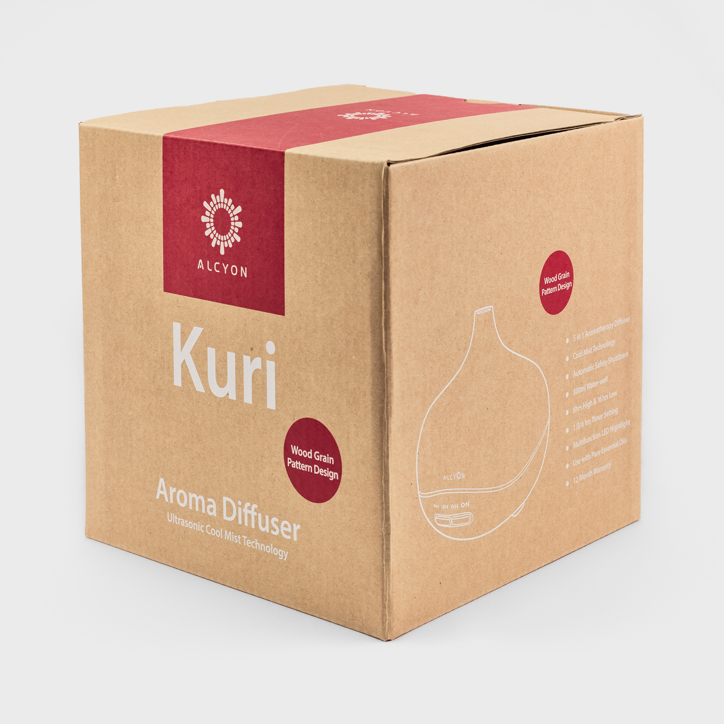 Kuri Ultrasonic Aromatherapy Diffuser