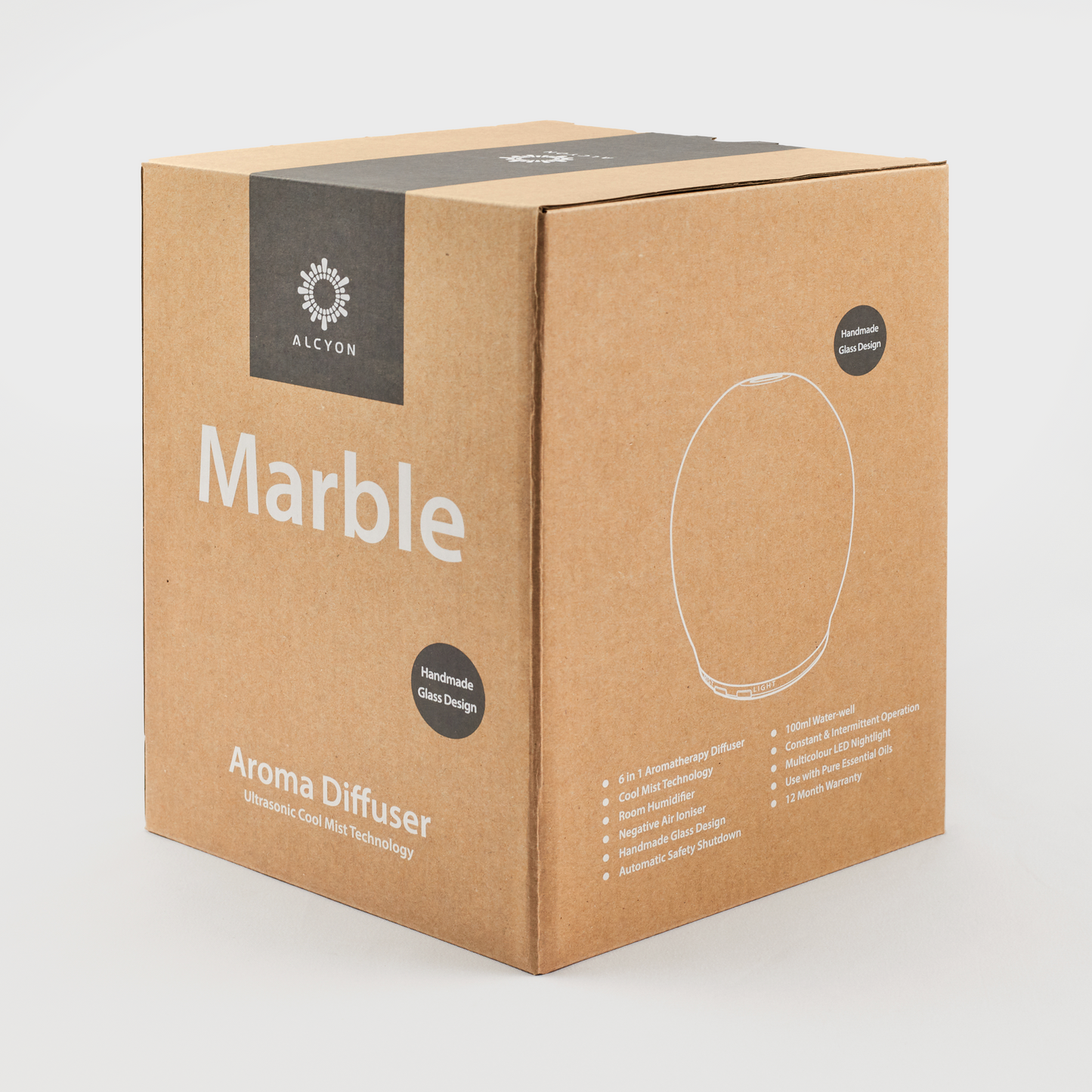 Marble Ultrasonic Aromatherapy Diffuser
