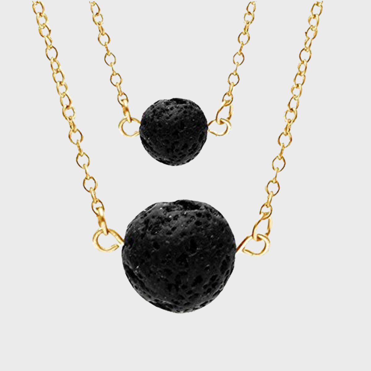 Lava Stone Essential Oil Diffuser Necklace