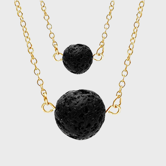 Lava Stone Essential Oil Diffuser Necklace